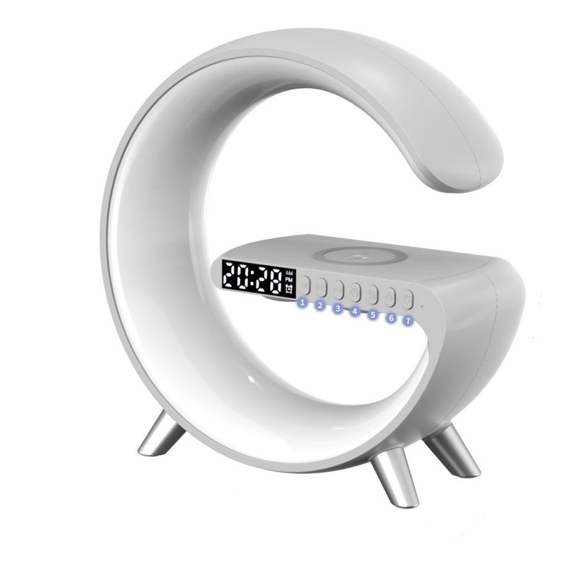 Lámpara LED Inteligente con Altavoz Bluetooth y Cargador Inalámbrico