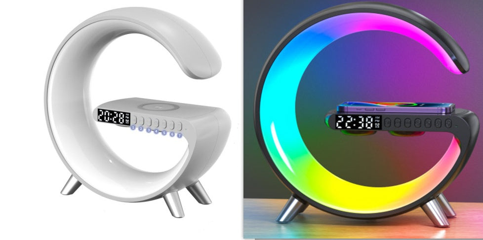 Lámpara LED Inteligente con Altavoz Bluetooth y Cargador Inalámbrico