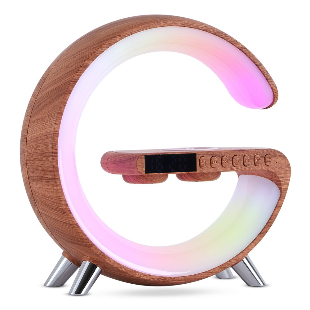 Lámpara LED Inteligente con Altavoz Bluetooth y Cargador Inalámbrico