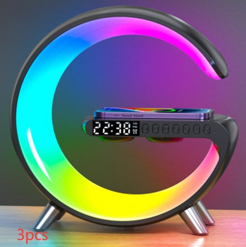 Lámpara LED Inteligente con Altavoz Bluetooth y Cargador Inalámbrico