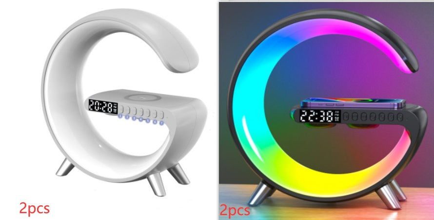 Lámpara LED Inteligente con Altavoz Bluetooth y Cargador Inalámbrico